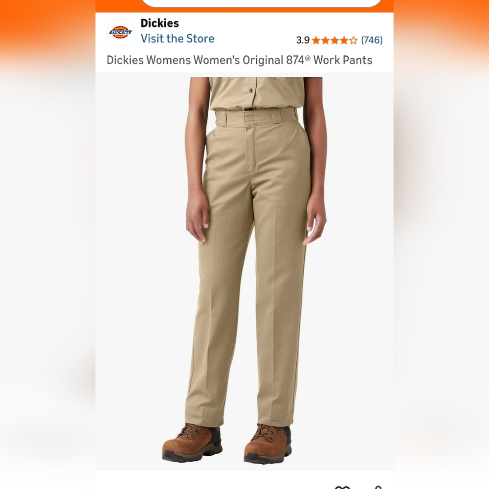 New Women's Dickies 874 Work Pants~Original Fit~Size 6/28